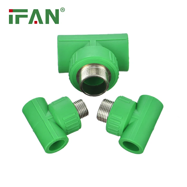 Green Plastic ASTM F2389 Male Tee