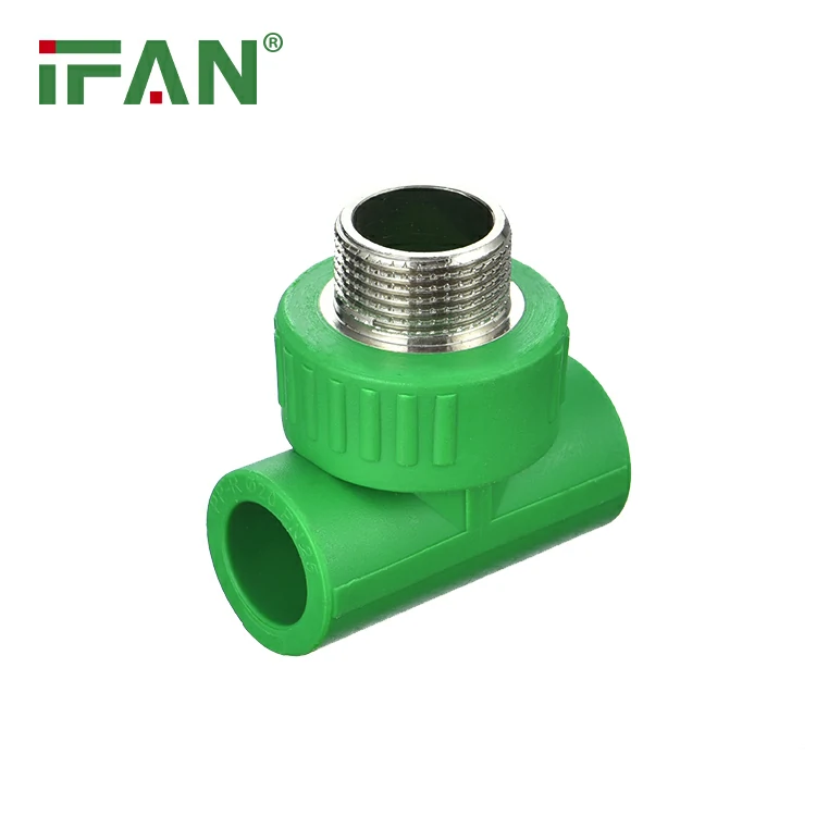 Green Plastic ASTM F2389 Male Tee