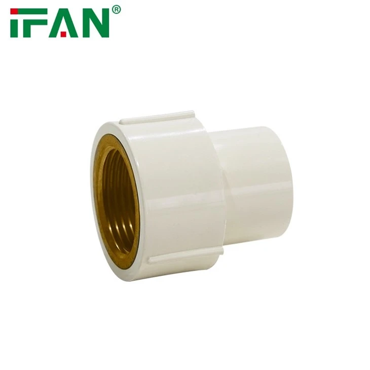 beige brass female socket
